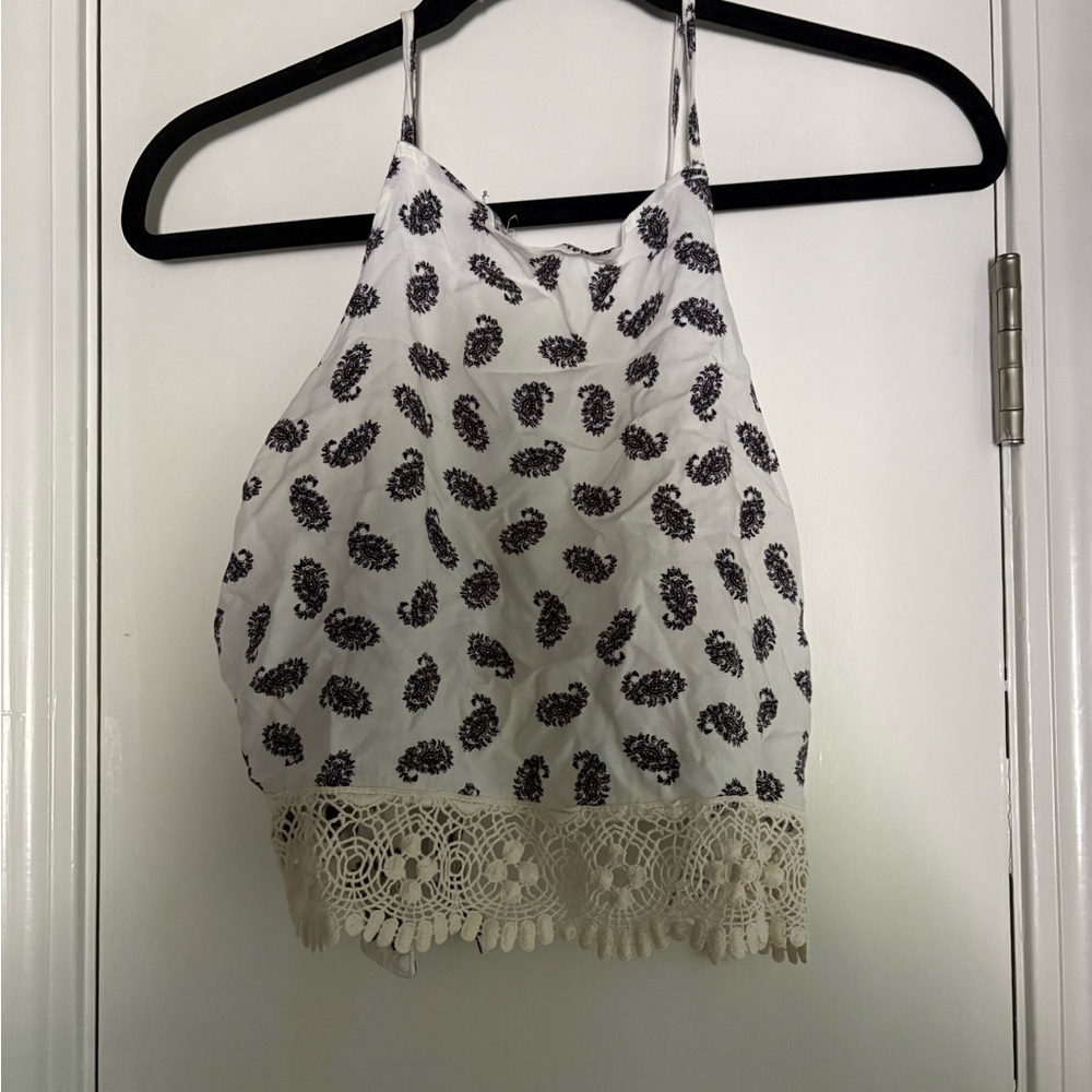 Abercrombie tie-back top